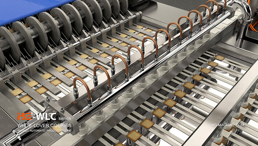 Automatizado línea de procesamiento de alimentos de la máquina acelera la producción industrial de alimentos no patrimonio