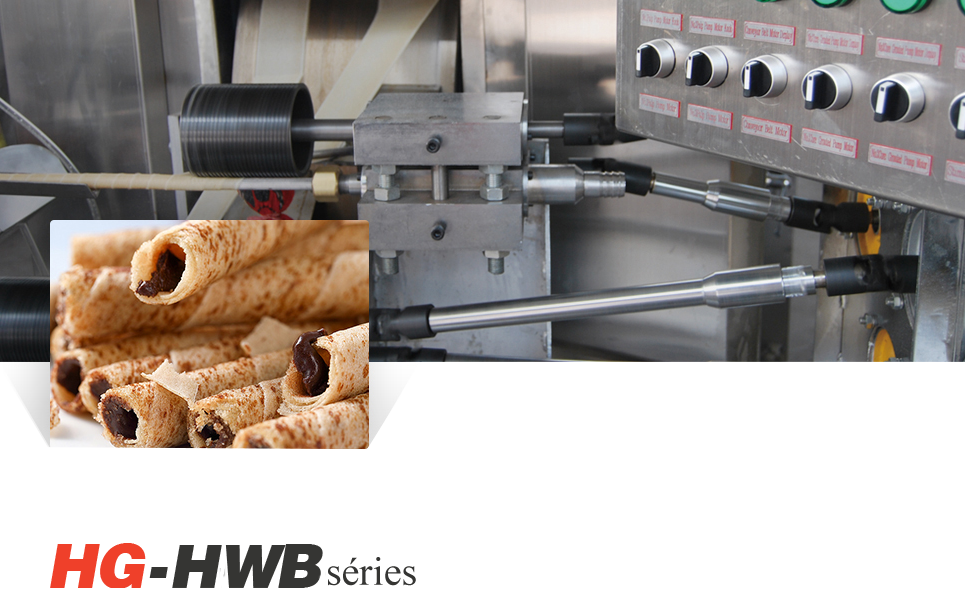 ¿Cuál es el proceso de operación de la línea automática de producción de galletas de oblea?
