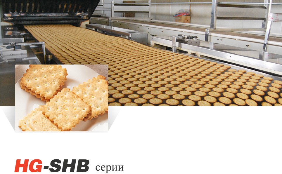 Observe el flujo detallado del proceso de la línea de producción de galletas tipo sándwich