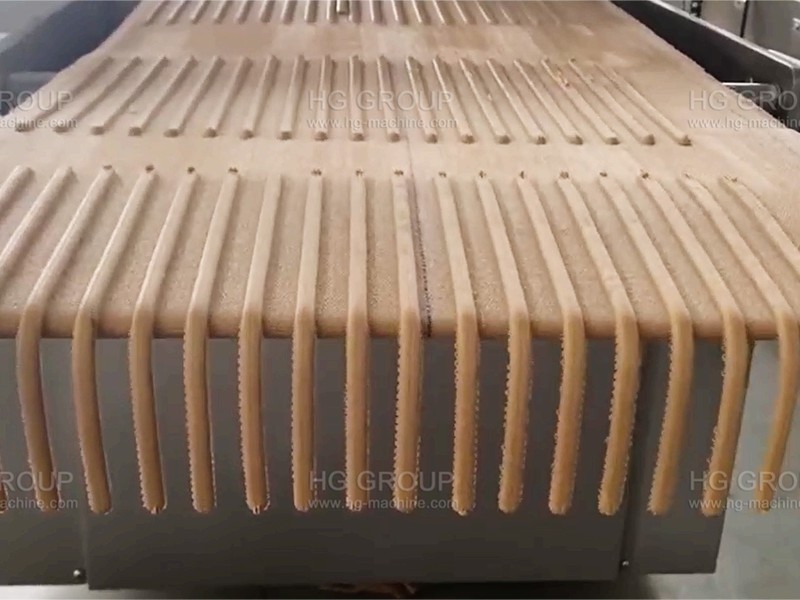 Línea de producción de palitos de chocolate