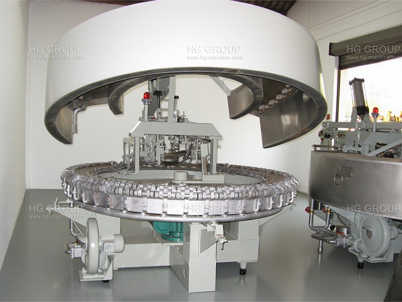 Línea de producción de conos de helado