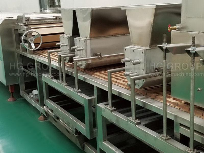 Línea de producción de pasteles de oso