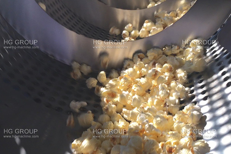 Línea automática de producción de palomitas de maíz