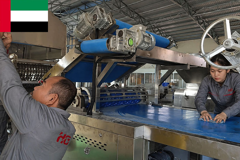 Fábrica llave en mano de chips de los Emiratos Árabes Unidos de 250 kg/h