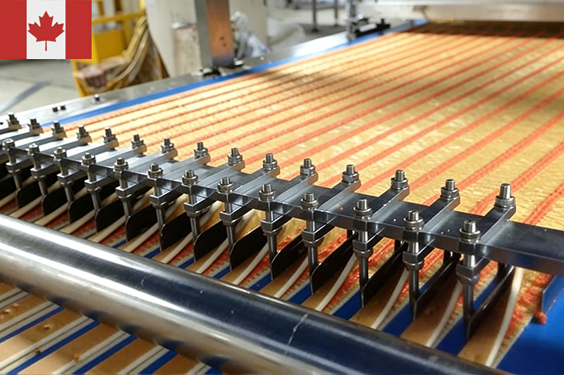 Proyecto de expansión de rollos suizos de Canadá 1200 kg/h