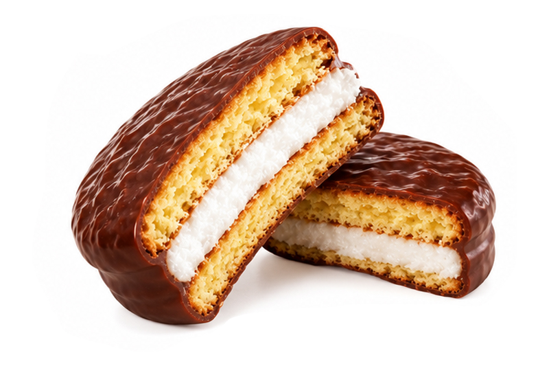 Línea de producción automática de pastel de chocolate