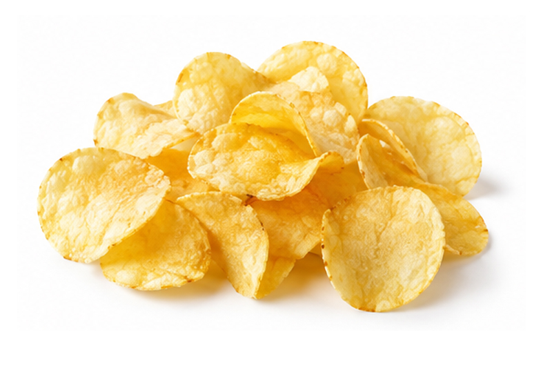 Línea automática de producción de patatas fritas naturales
