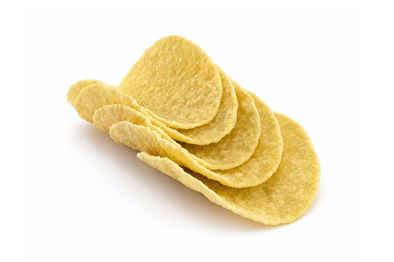Línea automática de producción de patatas fritas compuestas