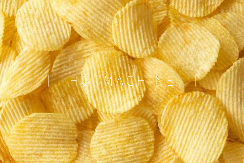 Línea de producción de patatas fritas naturales y recién cortadas: de patatas crudas a patatas fritas en bolsa