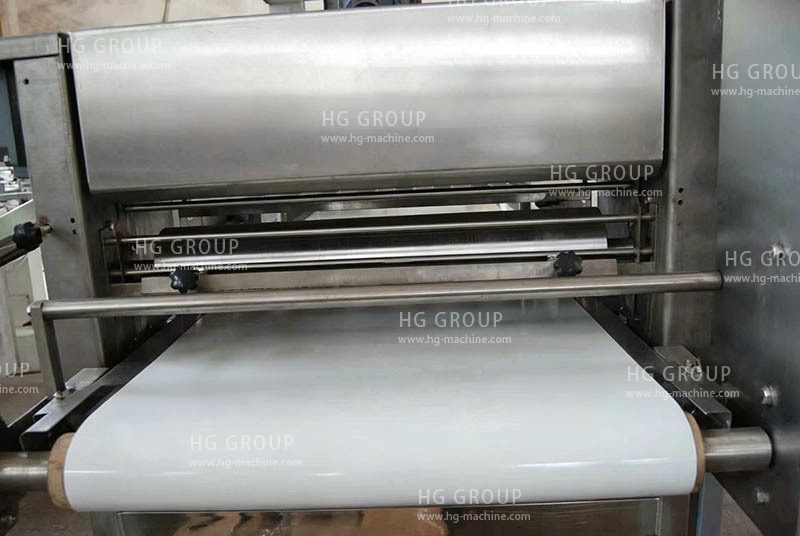 Línea automática de producción de pan croissant