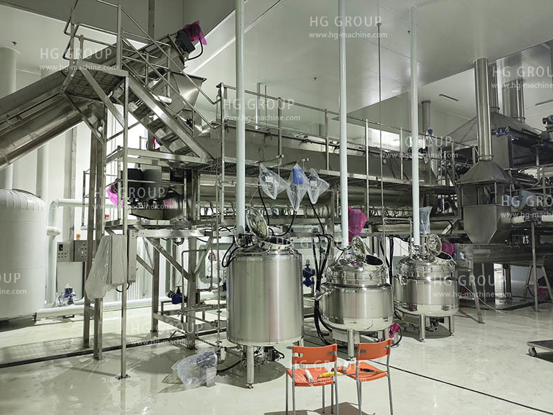 Línea automática de producción de polvo de patata