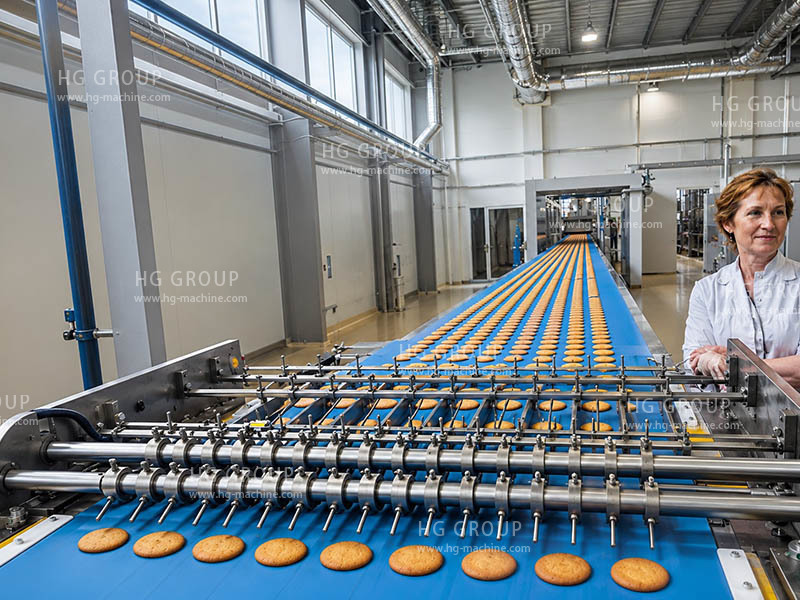 Línea de producción automática de pastel de chocolate